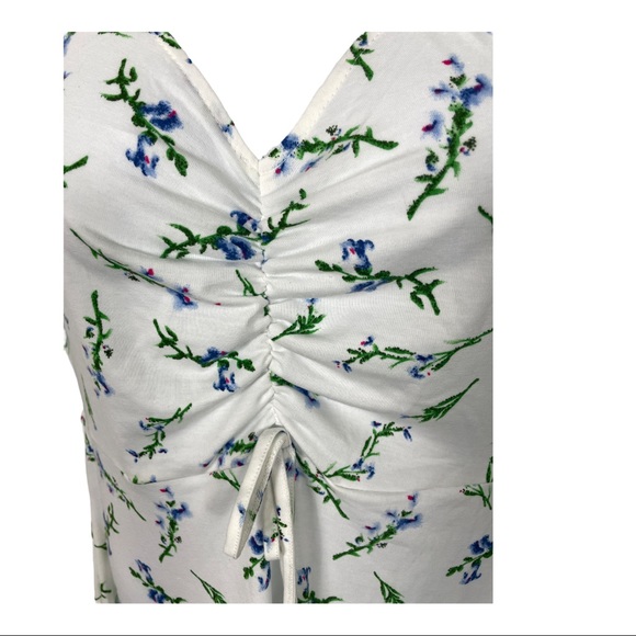 Dress XL V neck Ruched neck and sleeve ties - Picture 2 of 9